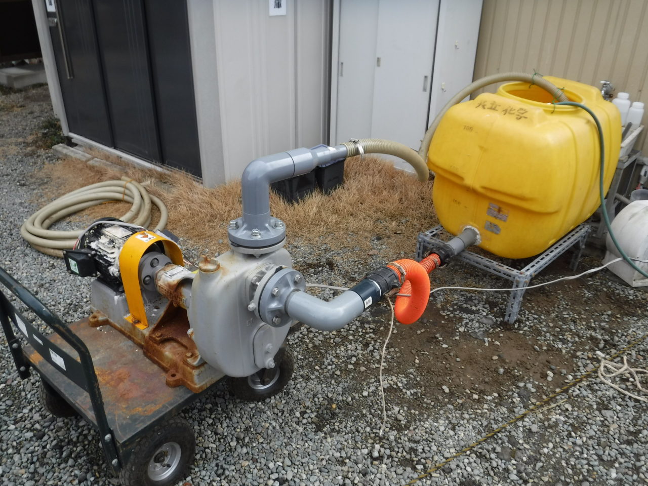 温泉ポンプ薬品洗浄 業務用洗浄剤 共立化学